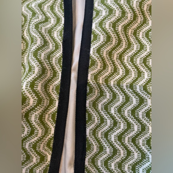 Vintage Retro Green Striped Jacket 1960s or 1970s Blazer - Picture 15 of 15